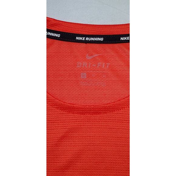 Nike Size XL Miler Dri-Fit Team USA Running Shirt Mens Red Long Sleeve Ca10 - Picture 5 of 7